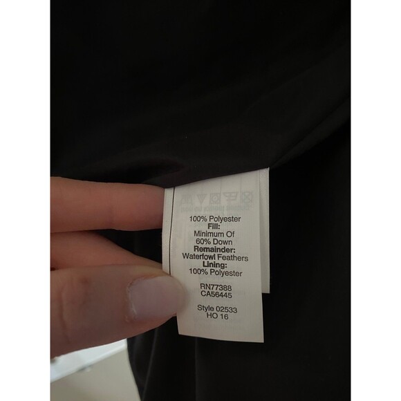 J. Crew Excursion Quilted Down Puffer Herringbone Vest Black White NWOT - Picture 8 of 12